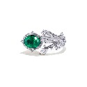 TULIP COLOMBIAN EMERALD RING