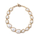 Multi Sized Mabe Pearl Necklace