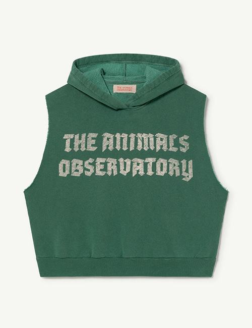 [The Animals Observatory] WHALE KIDS SWEATSHIRT _ Green