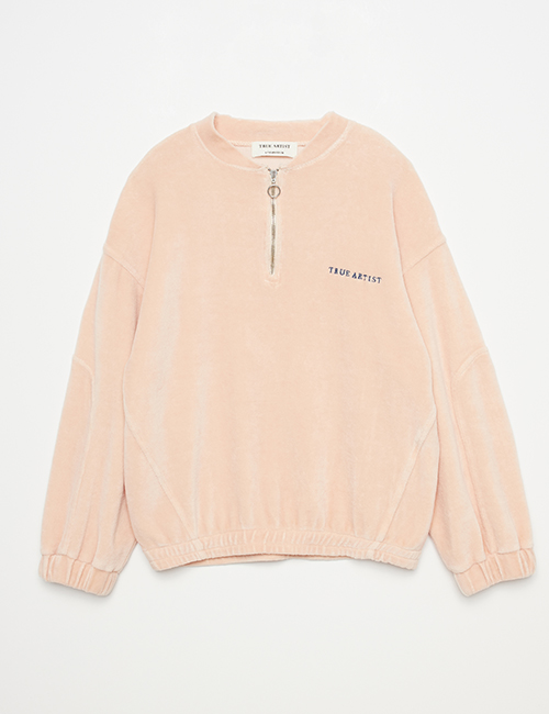 [TRUE ARTIST]  Sweatshirt nº05 _Soft Pink [4-5Y, 6-7Y, 8-9Y, 10-11Y, 12-13Y]