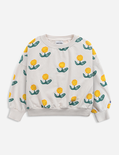 [BOBO CHOSES]  Wallflowers all over sweatshirt