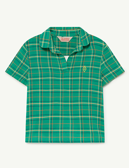 [T.A.O]  KANGAROO KIDS SHIRT _ Green Logo [8Y, 10Y, 12Y]