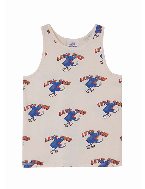 [FRESH DINOSAURS]  Let´s Surf all over Tank Top