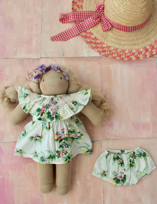 [BONJOUR DIARY] Doll Dress with panty _ Tropical print[Big]