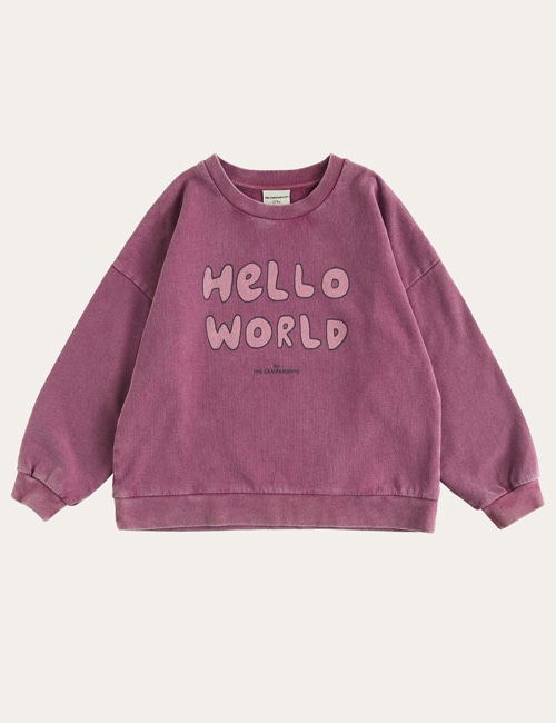 [THE CAMPAMENTO]  Hello World Sweatshirt [4Y]