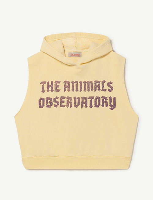 [The Animals Observatory] WHALE KIDS SWEATSHIRT _ Yellow