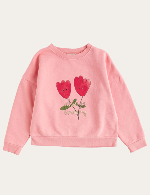 [THE CAMPAMENTO]  Flowers Sweatshirt[3Y, 7-8Y]
