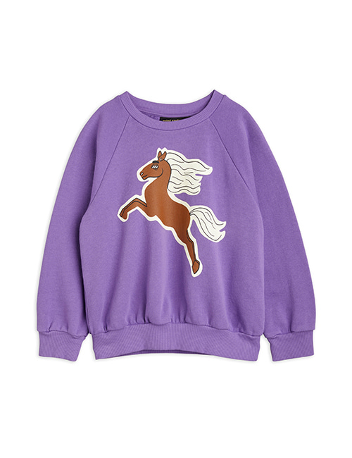 [MINI RODINI] Horses sp sweatshirt [116/122,128/134]