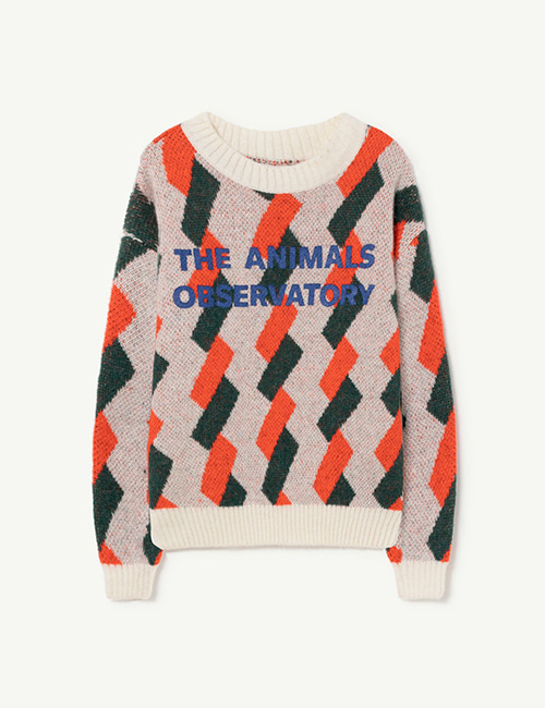 [The Animals Observatory] ARTY BULL KIDS+ SWEATER _ Bicolor