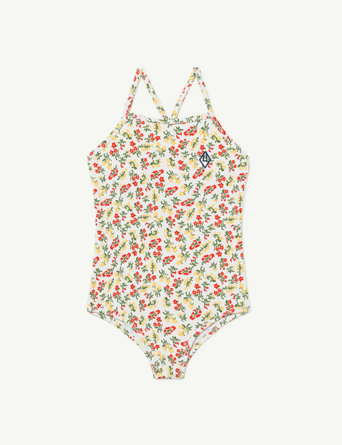 [The Animals Observatory] TROUT KIDS SWIMSUIT White [3Y]