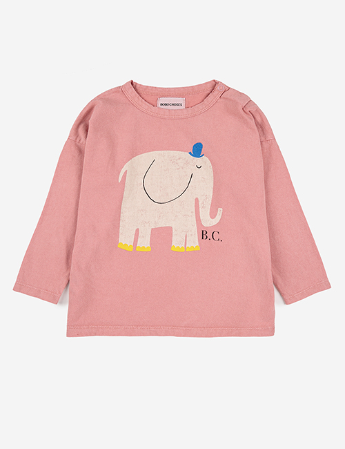 [BOBO CHOSES]Baby The Elephant long sleeve T-shirt [12m, 18m]