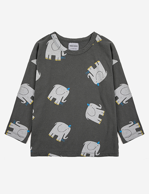 [BOBO CHOSES]The Elephant all over long sleeve T-shirt [2-3Y, 4-5Y, 6-7Y, 8-9Y, 10-11Y, 12-13Y]