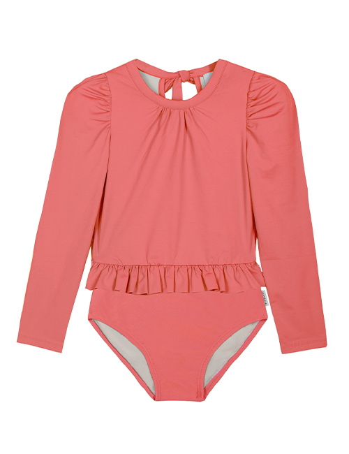 [MIPOUNET] MACARENA LONG SLEEVE SWIMSUIT _ CORAL