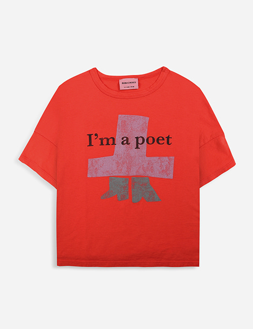 [BOBO CHOSES]  I&#039;m A Poet short sleeve T-shirt