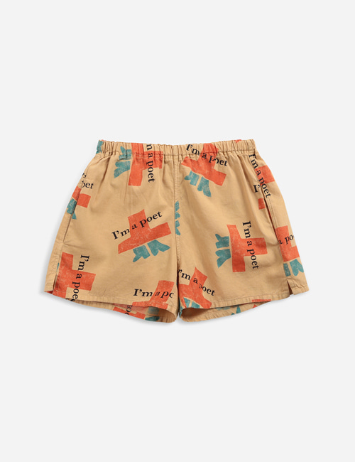 [BOBO CHOSES] I&#039;m a Poet all over woven shorts