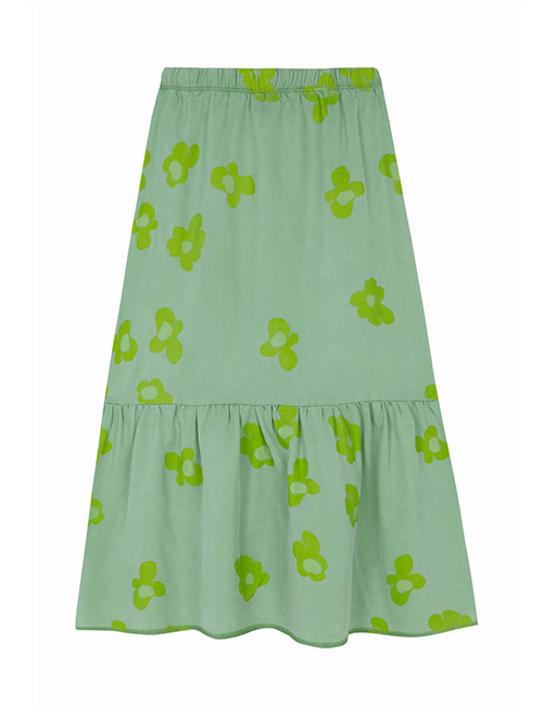 [FRESH DINOSAURS]  Spring Midi Skirt