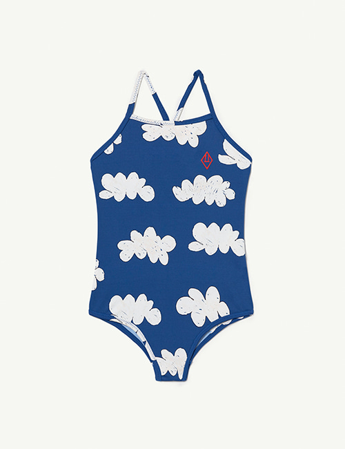 [The Animals Observatory] TROUT KIDS SWIMSUIT Deep Blue [3Y]