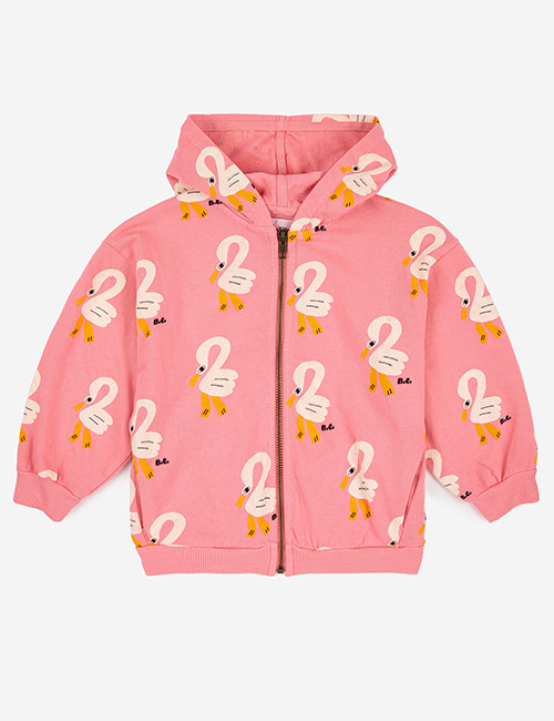 [BOBO CHOSES] Pelican all over zipped sweatshirt [2-3y, 4-5y, 12-13y]