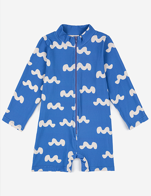 [BOBO CHOSES] Waves all over swim playsuit [12m]