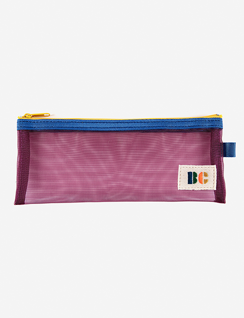 [BOBO CHOSES]Color Block purple pencil case