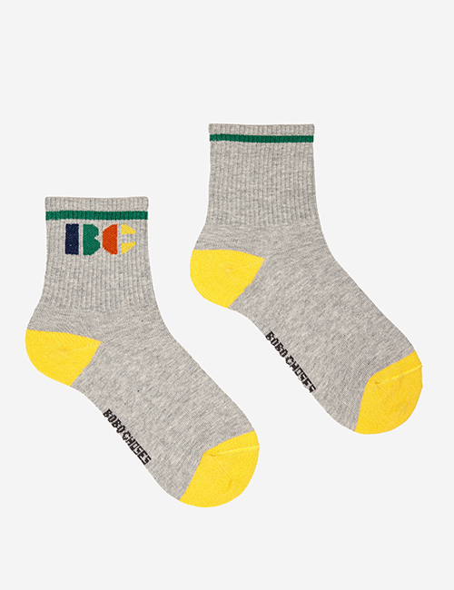 [BOBO CHOSES]Multicolor BC short socks [ 26-28, 29-31, 32-34, 35-37]