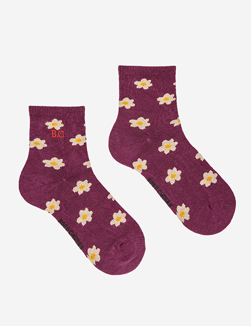 [BOBO CHOSES]Little Flower short socks [ 23-25, 26-28, 29-31, 32-34, 35-37]