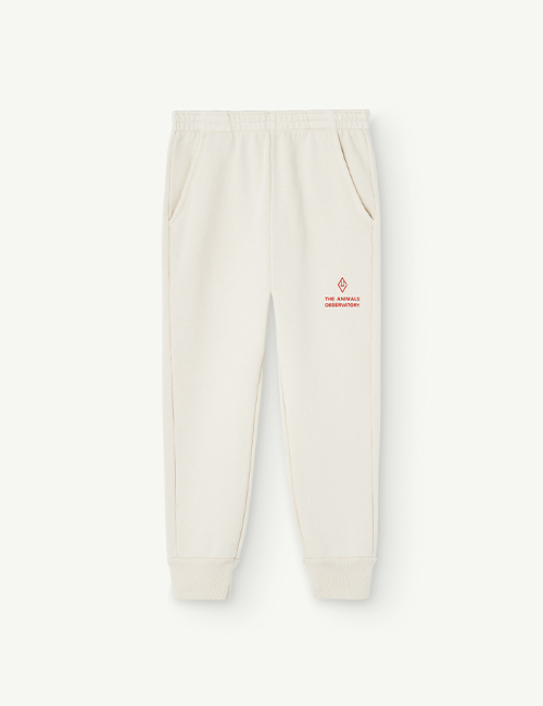 [The Animals Observatory]  DRACO KIDS PANTS White [4Y,  12Y]