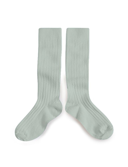 [COLLEGIEN] Ribbed Knee-high Socks (N0.876) [21/23.24/27,28/31,32/35]