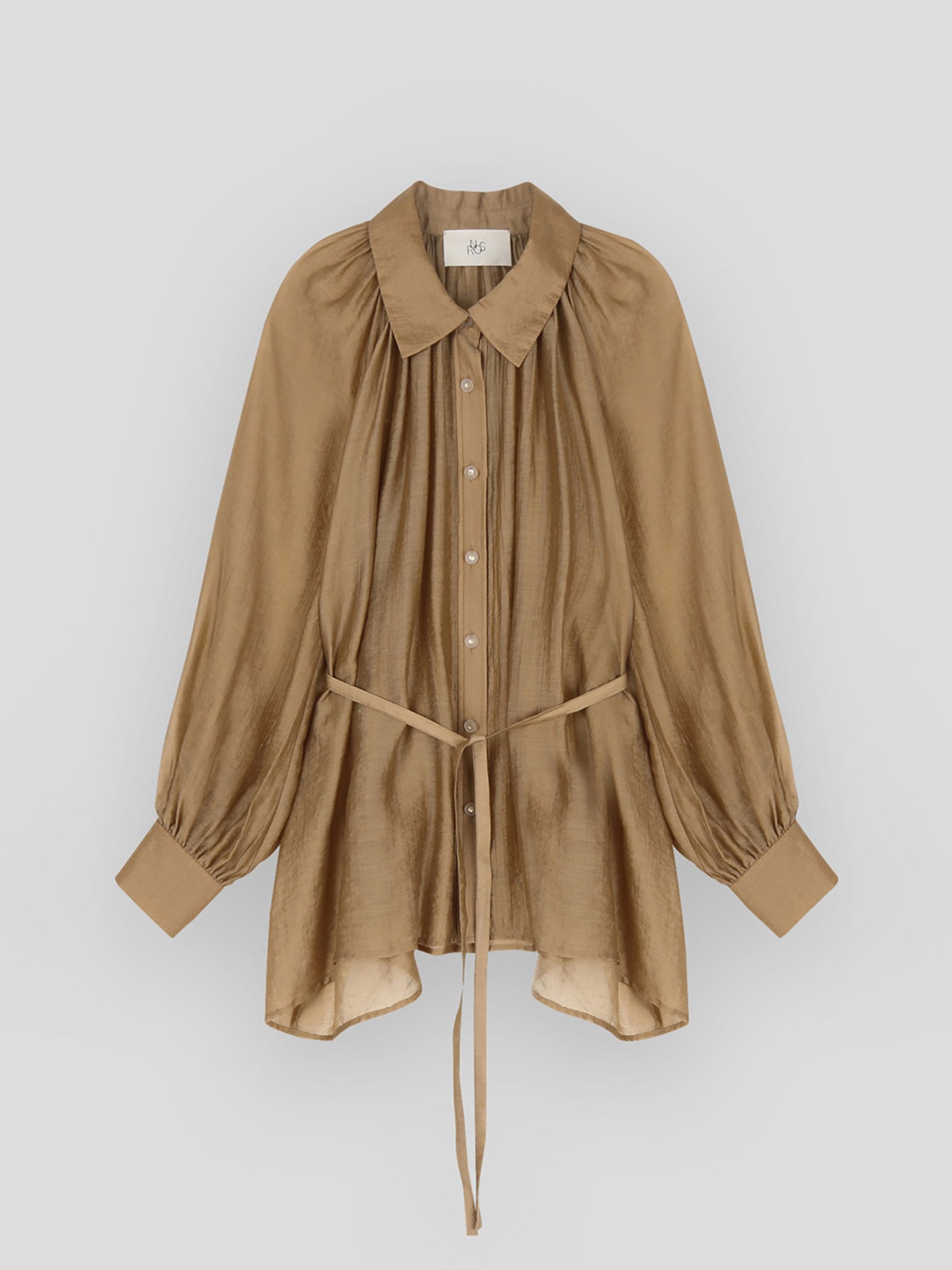 PEARL BLOUSE [CAMEL]