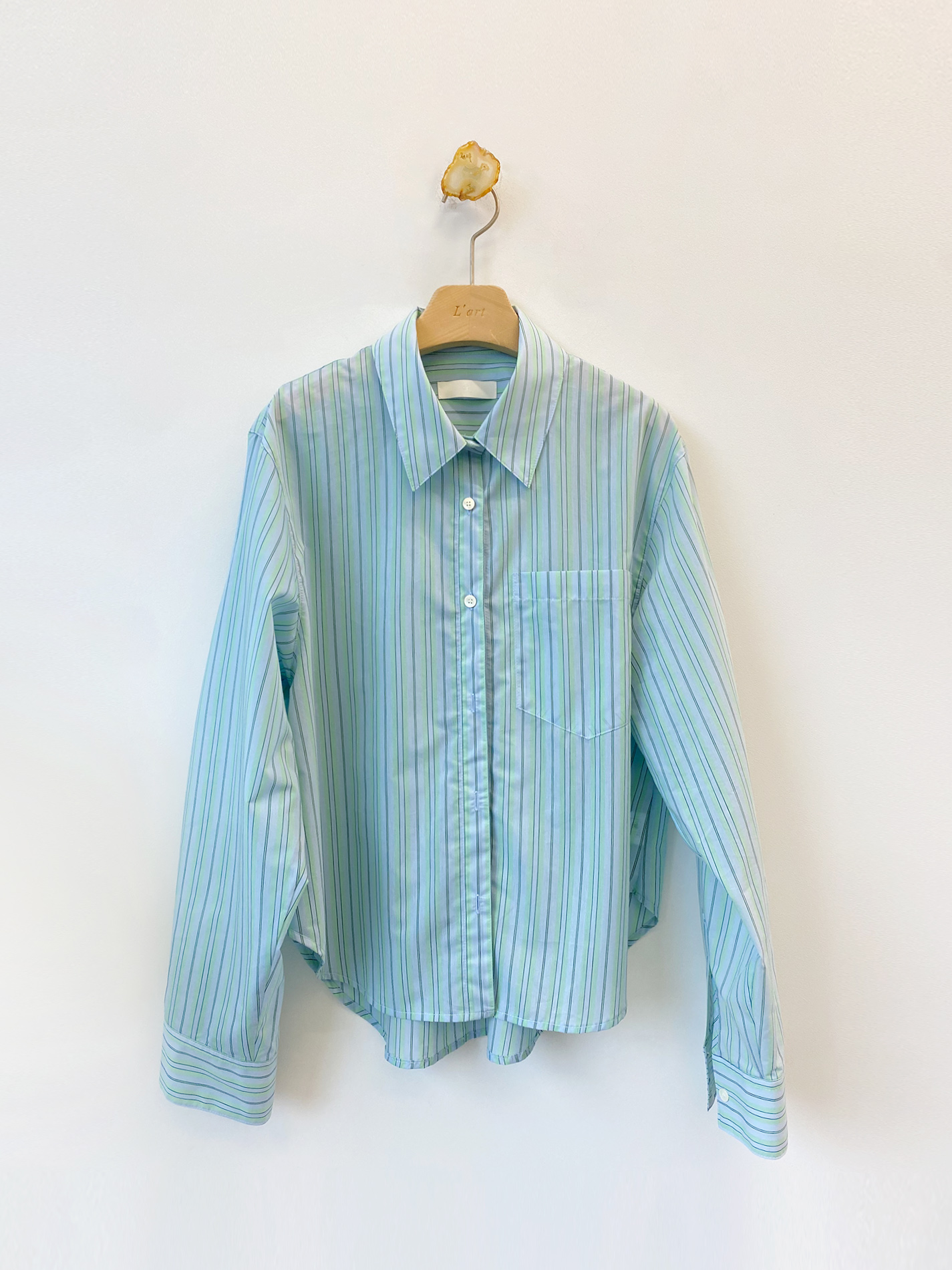 Color Striped Shirt (2 Color) [L&#039;artrow]