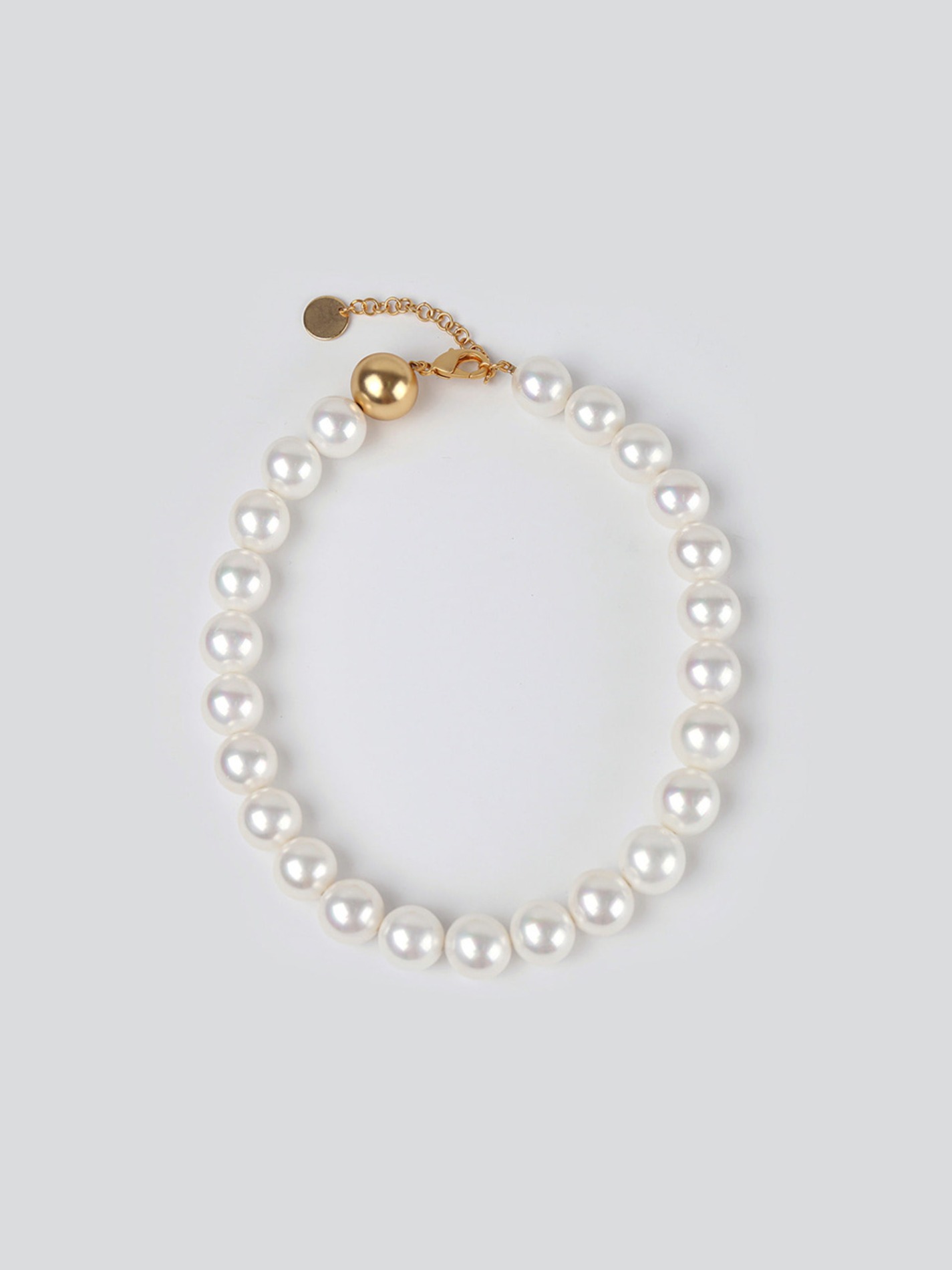 BALL POINT PEARL NECKLACE