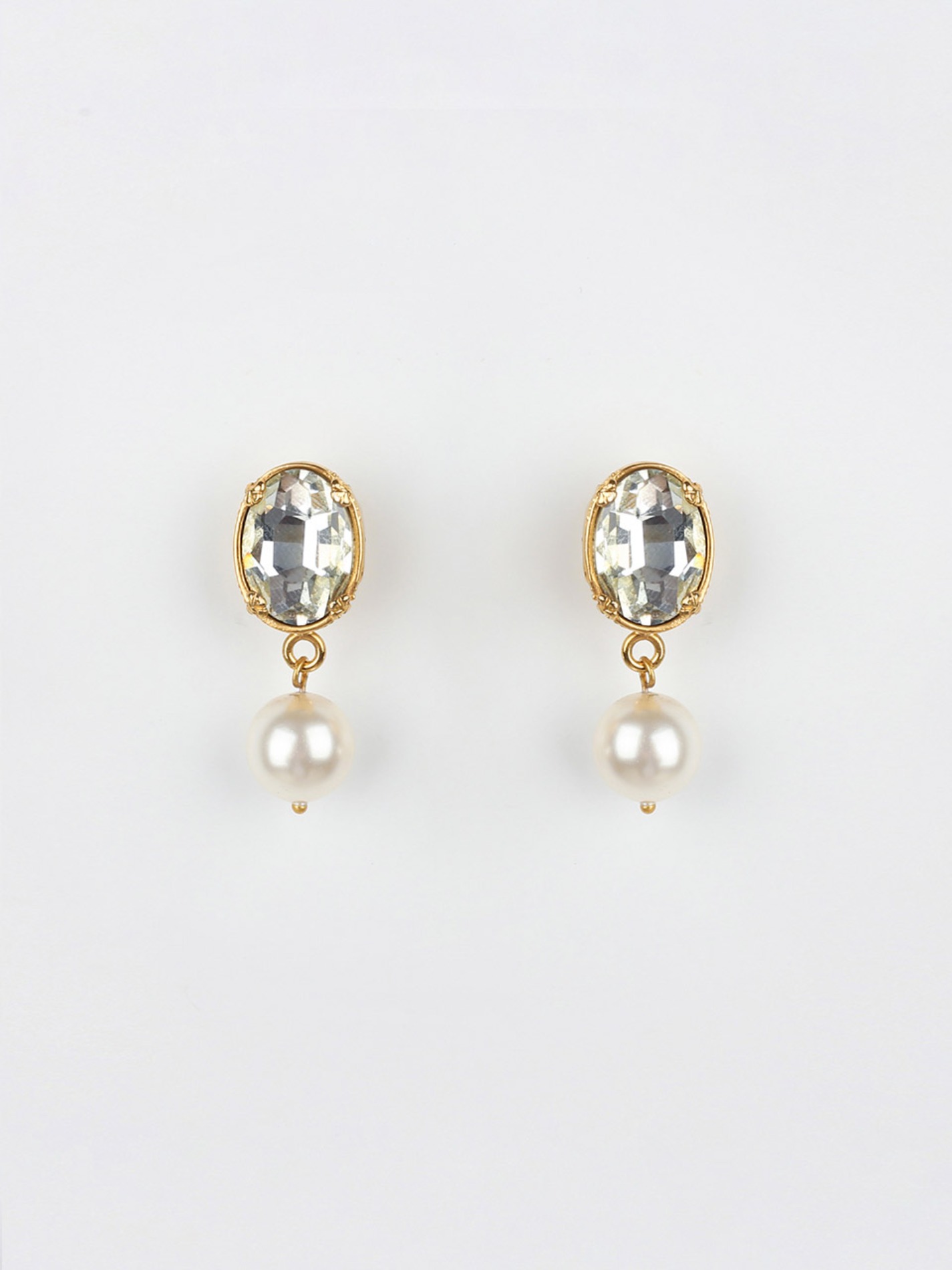 ANTIQUE PEARL EARRING [SILVER]