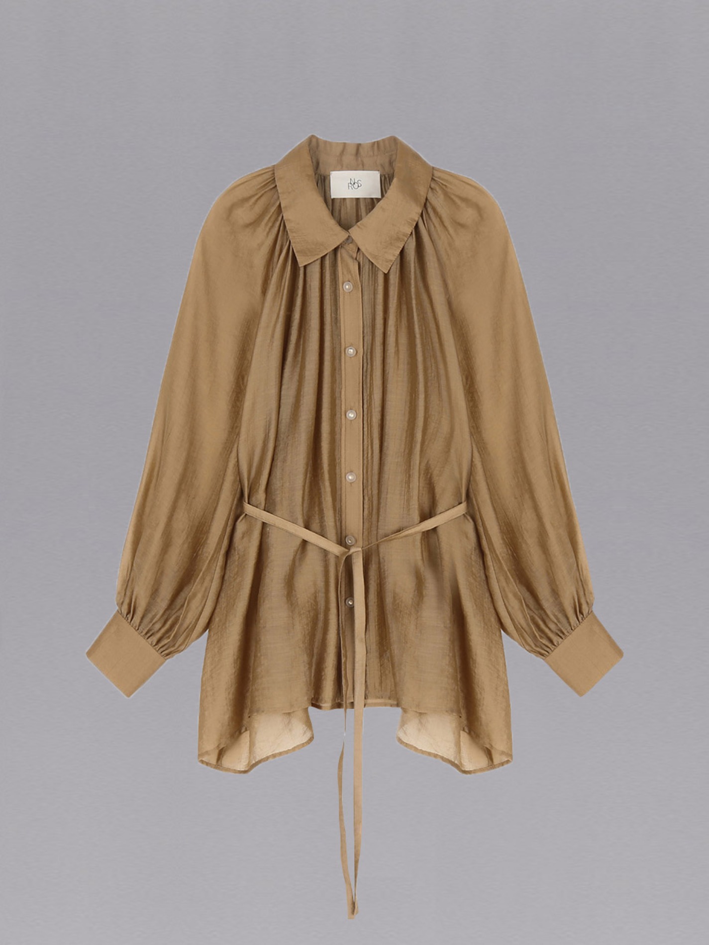 PEARL BLOUSE [CAMEL]