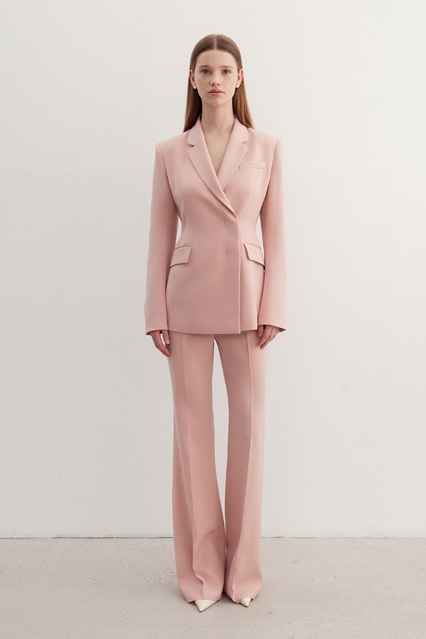 ◆BAU by Bride And You◆ VASHTI Bootcut trousers (Salmon pin BRIDE AND YOU