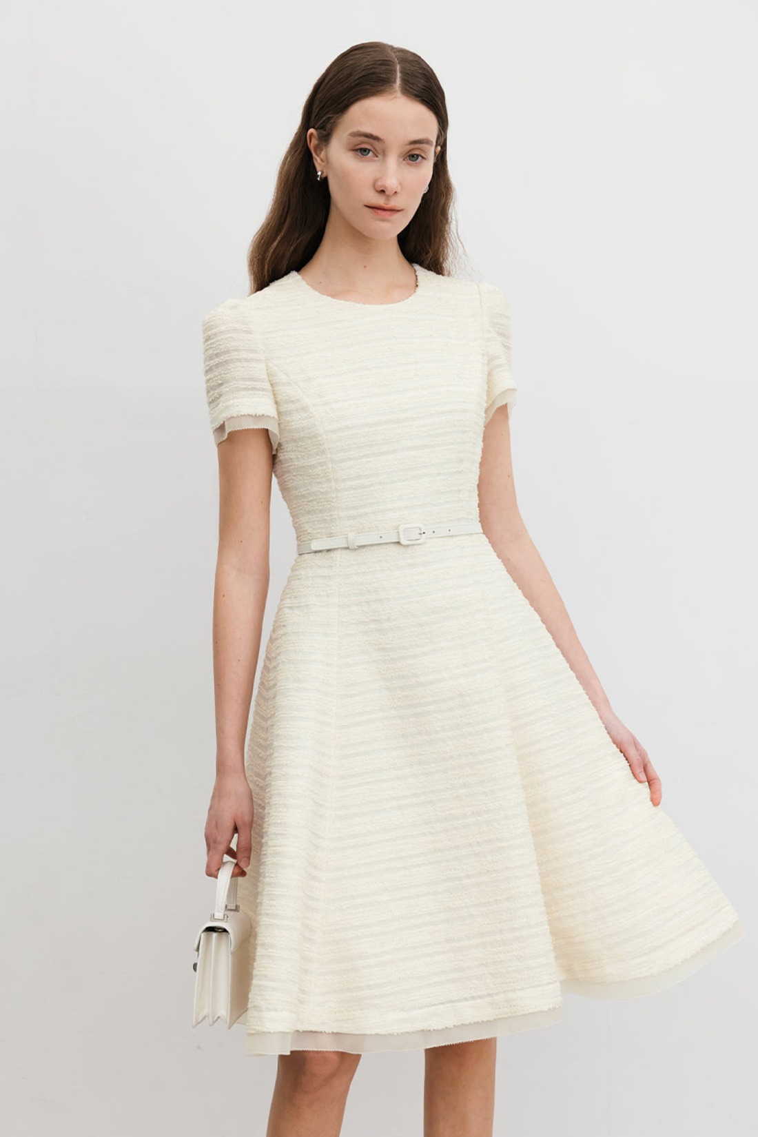 ★BAU by Bride And You★ KARLA Round neck organza flared lon Plan your wedding with bride and you
