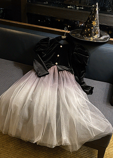 [KIDS] 레브 퍼프 보석 드레스
