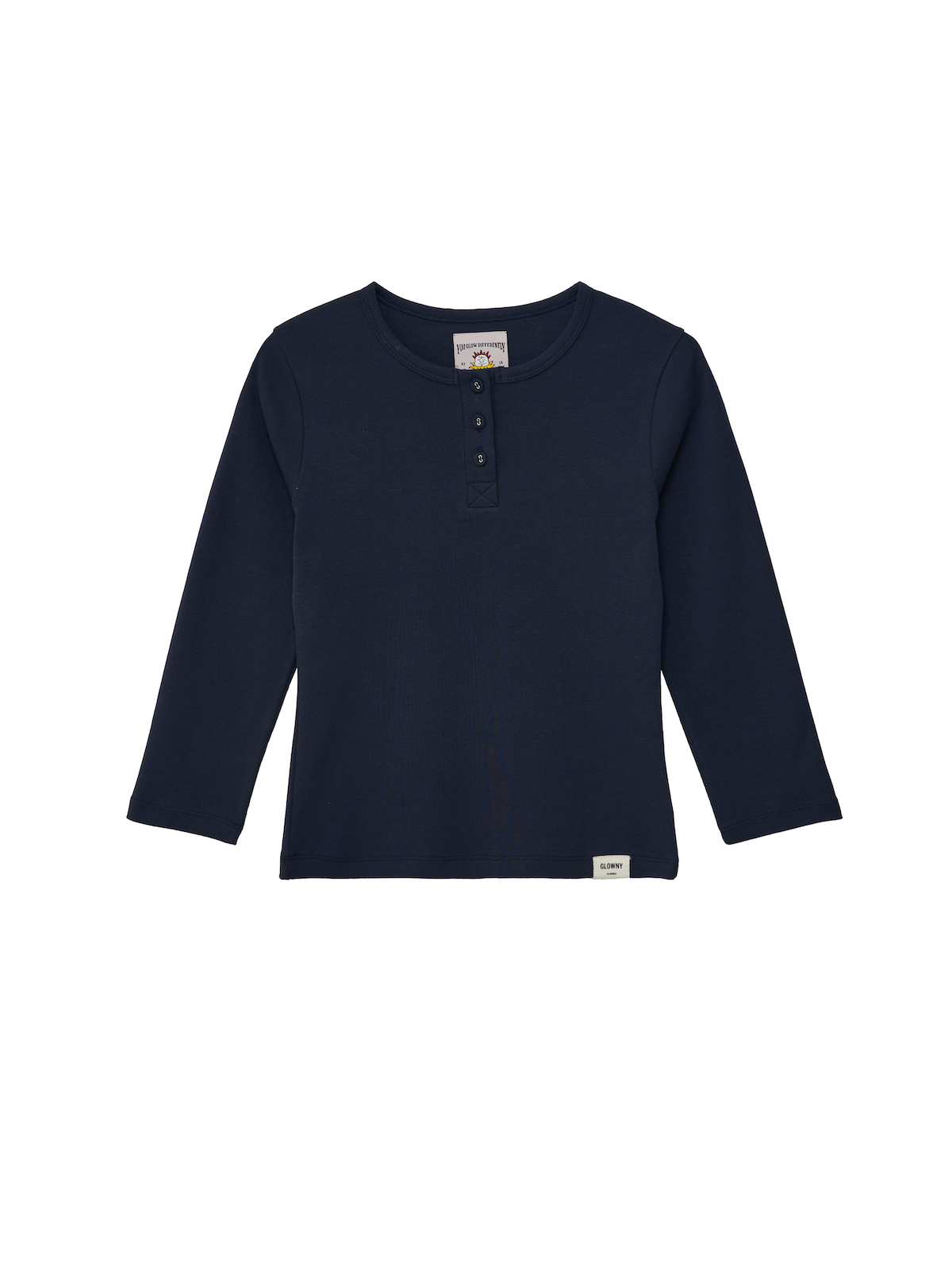 3/4 BUTTON FLY TEE (NAVY)