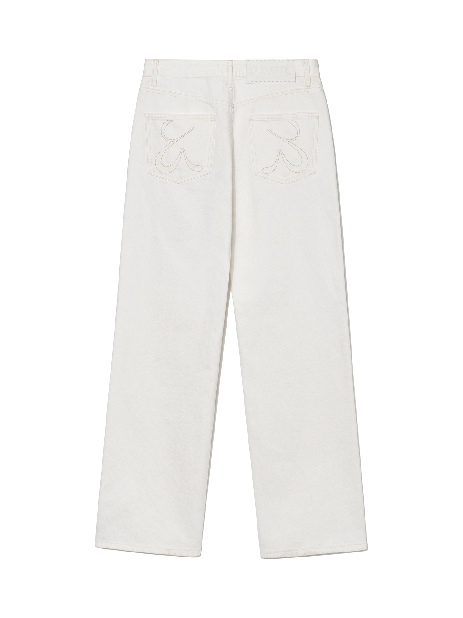 98 MID-RISE STRAIGHT FIT JEANS (WHITE)