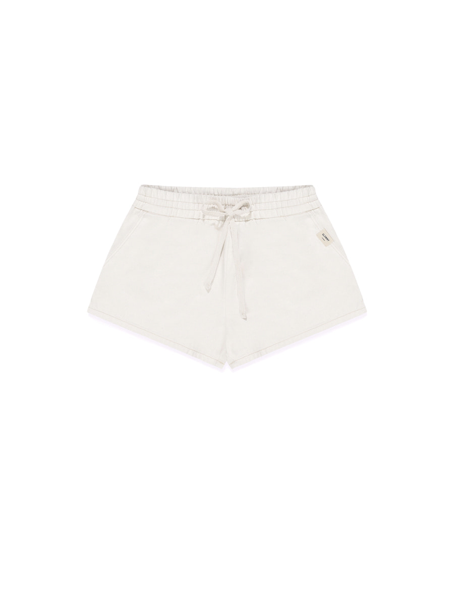 G CLASSIC COTTON TWILL SHORTS (WHITE)