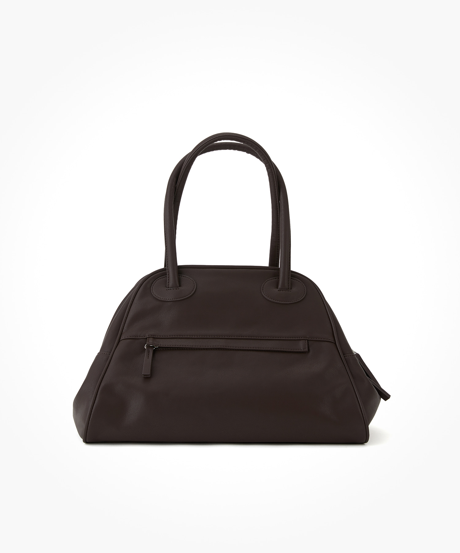 christineproject - TWO ZIPPER BAG ORIGINAL(CACAO)
