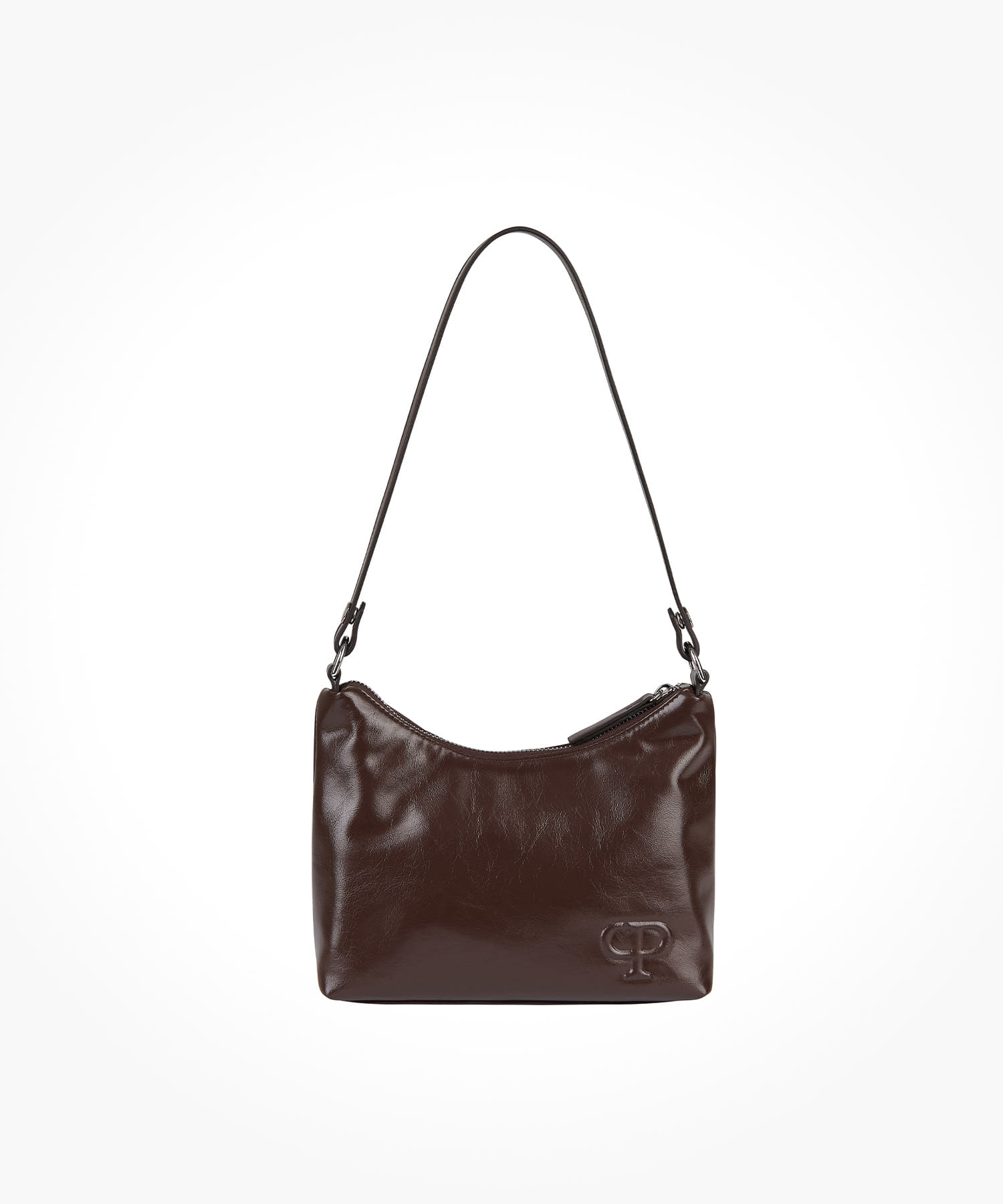 christineproject - SPARKLING SQUARE HOBO BAG(GREEN SALAD)