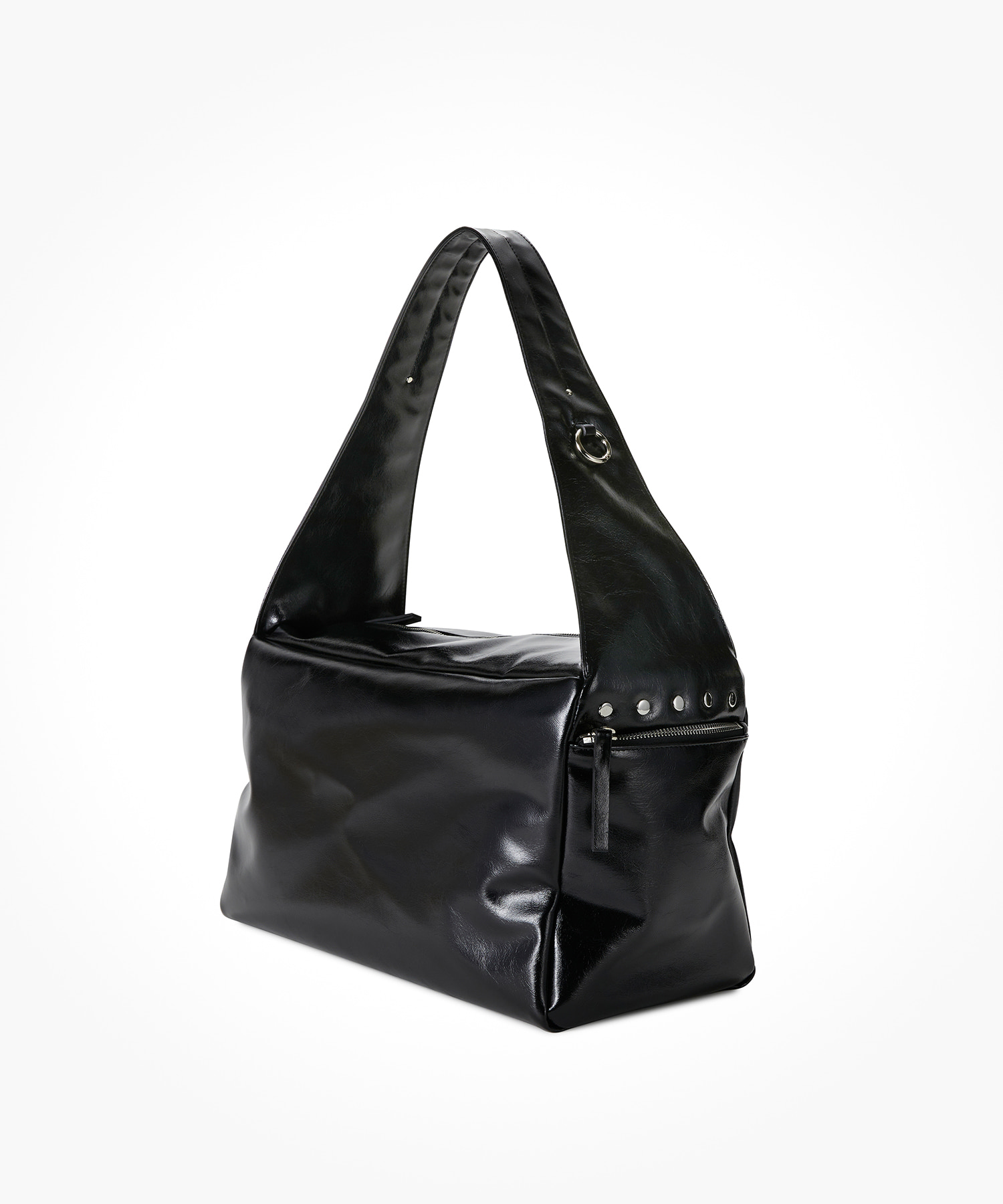 크리스틴프로젝트 | STUD SUEDE BULKY BAG(MATCHA) - 트렌디하고