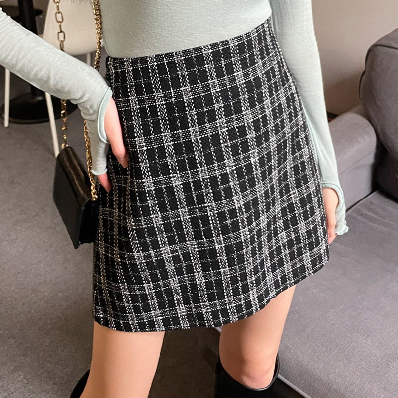 You Gonna Know Tweed Skirt