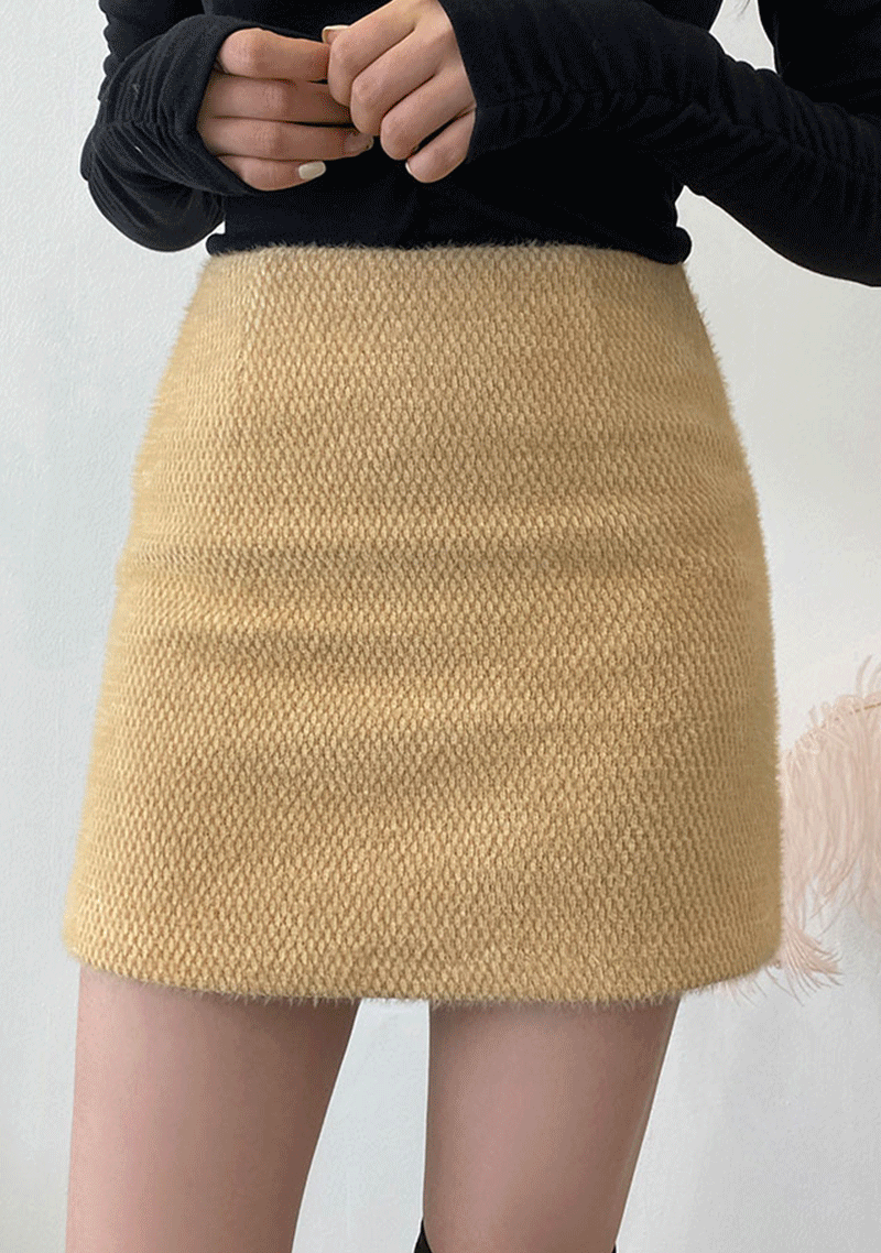 Tiffany Tweed Mini Skirt_CJSK20N014
