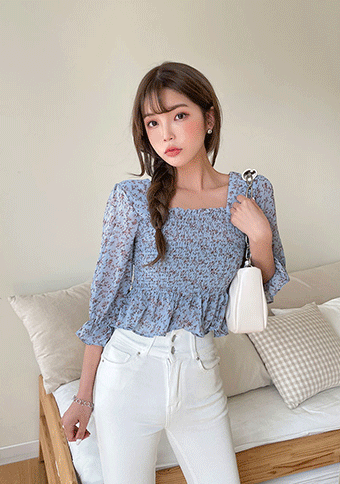 Live Your Life In Flower Blouse