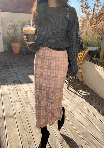 Looking For Love Tweed Skirt