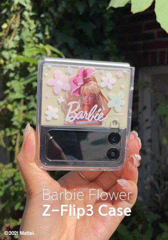 Barbie Flower Z Flip 3 Case