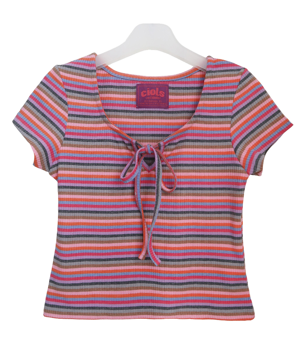 반팔 티셔츠 핑크 색상 이미지-S334L17