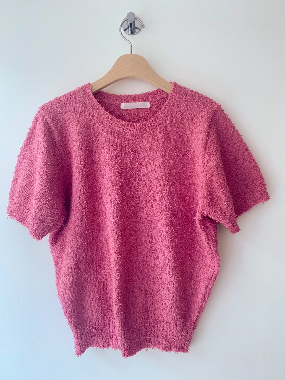 반팔 티셔츠 핑크 색상 이미지-S11L1
