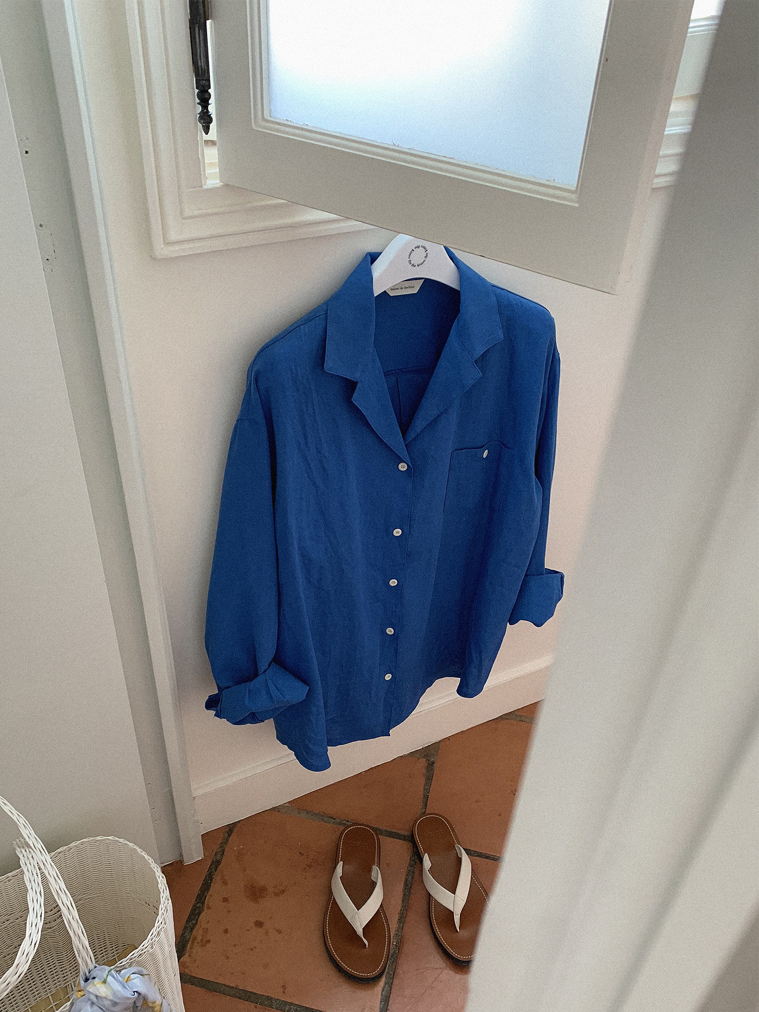 New bluming shirts (new fabric) (블루 컬러 4차 리오더 진행 중)